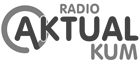 Radio Aktual logotip črno-bel