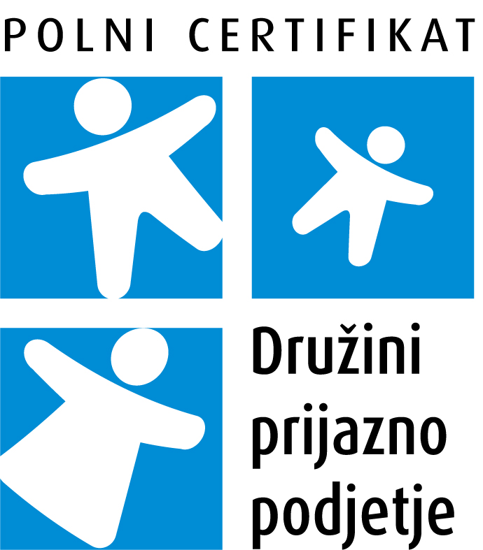  Certifikat Družini prijazno podjetje